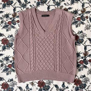 Lavender Sweater Vest